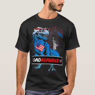 Mens Matching Family 4. Juli Patriotic DADASAU T-Shirt