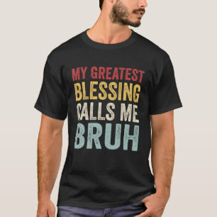 Mens mein Bester Segen nennt mich Bruh Grandparen T-Shirt