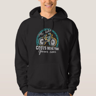 Mens mein Bike kostet mehr als deine Autos lustige Hoodie