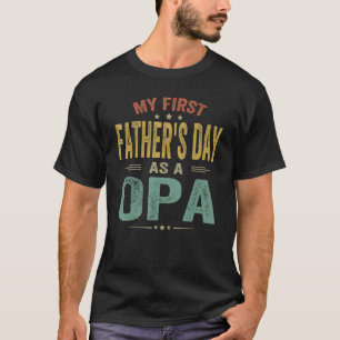 Mens mein erster Vatertag als Opa 2023 neu T-Shirt