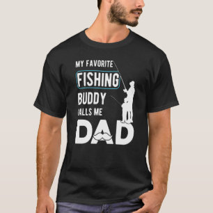 Mens mein Lieblings-Angelbuddy nennt mich Vater Jo T-Shirt