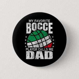 Mens mein Lieblings-Ball-Player nennt mich Vater Button