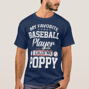 Mens mein Lieblings-Baseball-Spieler nennt mich Mo T-Shirt