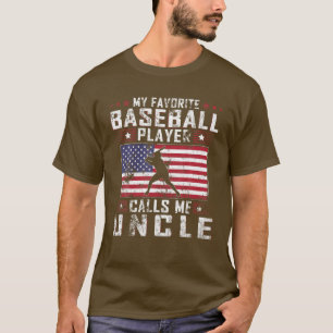 Mens Mein Lieblings-Baseballspieler ruft mich Onke T-Shirt