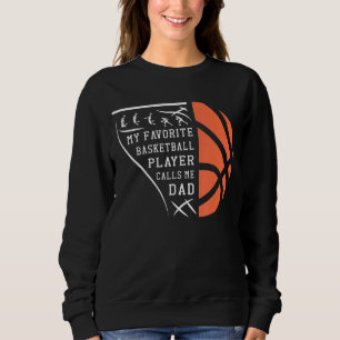 Mens mein Lieblings-Basketball-Spieler nennt mich Sweatshirt