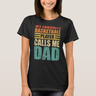 Mens Mein Lieblings-Basketball-Spieler nennt mich T-Shirt