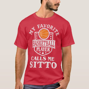 Mens Mein Lieblings-Basketball-Spieler ruft mich S T-Shirt
