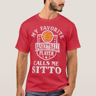 Mens Mein Lieblings-Basketball-Spieler ruft mich S T-Shirt