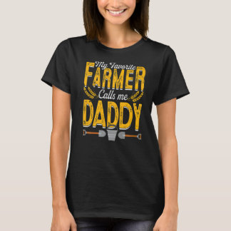 Mens mein Lieblings-Bauer nennt mich Daddy Farm Pa T-Shirt