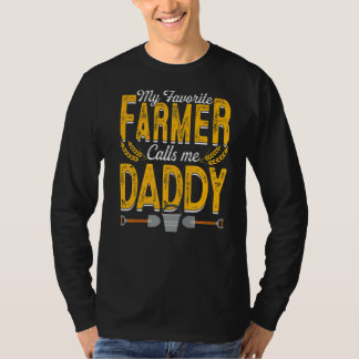 Mens mein Lieblings-Bauer nennt mich Daddy Farm Pa T-Shirt