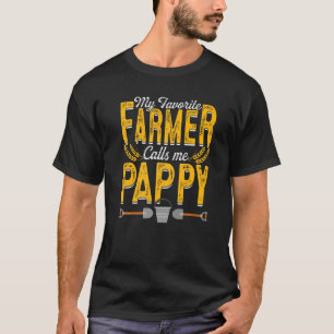 Mens mein Lieblings-Bauer nennt mich Pappy Farm Pa T-Shirt