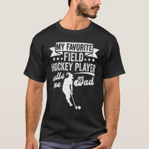 Mens Mein Lieblings-Feldhockeyspieler nennt mich V T-Shirt