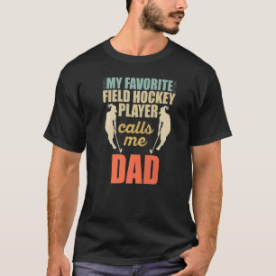 Mens Mein Lieblings-Feldhockeyspieler nennt mich V T-Shirt