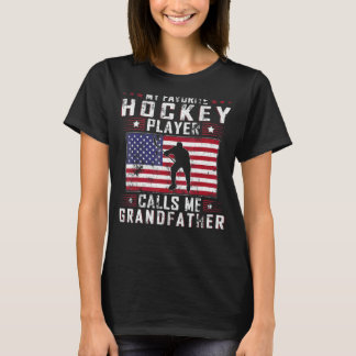 Mens Mein Lieblings-Hockey-Spieler nennt mich Gran T-Shirt
