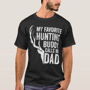Mens mein Lieblings-Jagdbuddy nennt mich Vater Hir T-Shirt