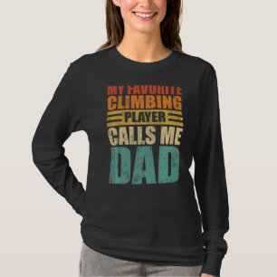 Mens Mein Lieblings-Kletterspieler nennt mich Vate T-Shirt