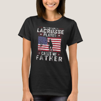 Mens mein Lieblings-Lacrosse-Spieler ruft mich Vat T-Shirt