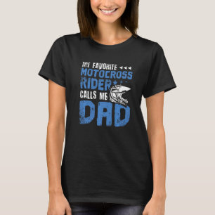 Mens Mein Lieblings-Motocross-Fahrer nennt mich Va T-Shirt