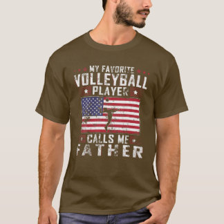 Mens Mein Lieblings-Volleyball-Spieler nennt mich  T-Shirt