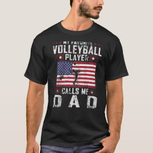 Mens Mein Lieblings-Volleyball-Spieler nennt mich  T-Shirt
