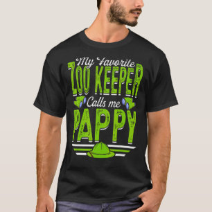 Mens mein Lieblings-Zoohalter nennt mich Papptiere T-Shirt