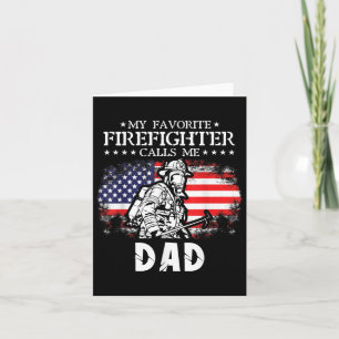 Mens Mein Lieblingsfeuerwehrmann nennt mich Vater Karte
