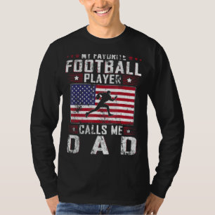 Mens mein Lieblingsfußballspieler nennt mich Vater T-Shirt
