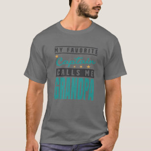 Mens mein Lieblingskapitän nennt mich Opa, Captain T-Shirt