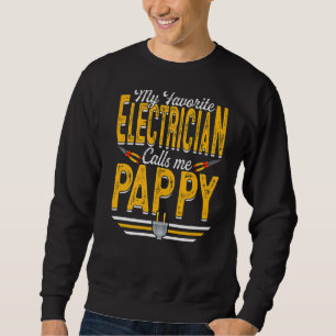 Mens, mein Lieblingskenner nennt mich Pappy Papa Sweatshirt