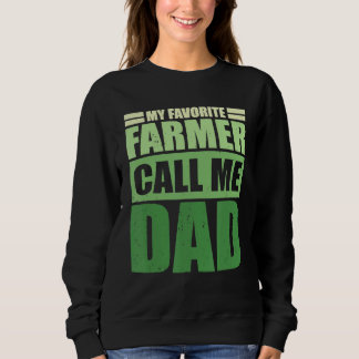 Mens mein Lieblingsvater nennt mich Vater Vatertag Sweatshirt
