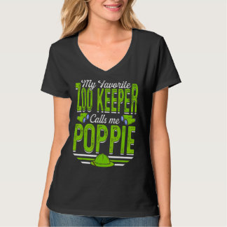 Mens mein LieblingsZoo Keeper nennt mich Poppie An T-Shirt