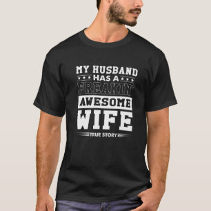 Mens mein Mann hat ein frisches Phantastisches Ehe T-Shirt