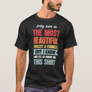 Mens Mein Sohn ist der Vater Son 1 T-Shirt