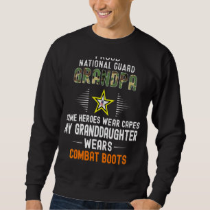 Mens Meine Enkelin trägt Combat Boots National Sweatshirt