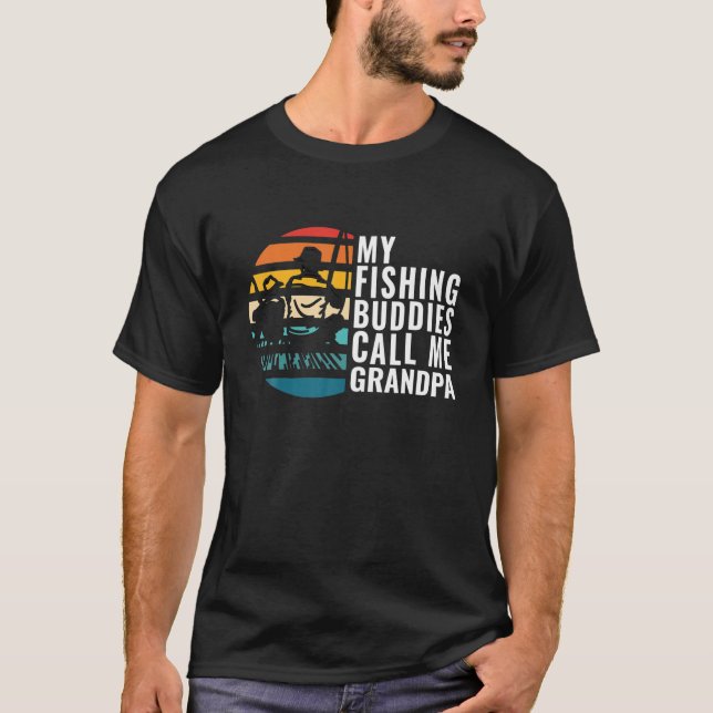Mens meine Fischbudgetgeber nennen mich Großvater  T-Shirt (Vorderseite)