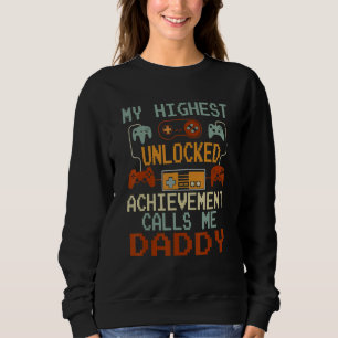 Mens Meine größte ungesicherte Leistung nennt mich Sweatshirt