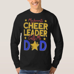 Mens Meine Lieblings-Cheerleader nennt mich Vater T-Shirt