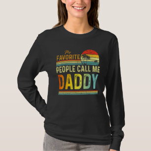 Mens Meine Lieblings-Leute nennen mich Daddy Vater T-Shirt