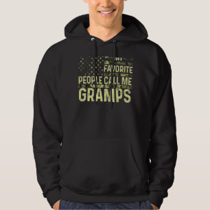Mens Meine Lieblings-Leute nennen mich Gramps Usa Hoodie
