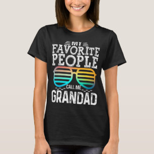 Mens Meine Lieblings-Leute nennen mich Grandad-Son T-Shirt