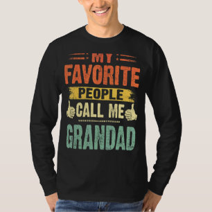 Mens Meine Lieblings-Leute nennen mich Großvater V T-Shirt