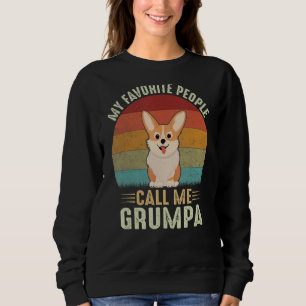 Mens Meine Lieblings-Leute nennen mich Grumpa Nied Sweatshirt