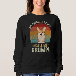 Mens Meine Lieblings-Leute nennen mich Grumpa Nied Sweatshirt