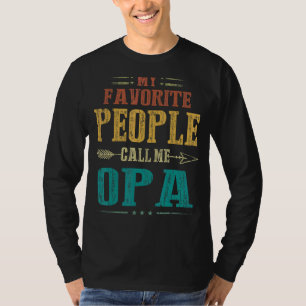 Mens Meine Lieblings-Leute nennen mich Opa Vater P T-Shirt