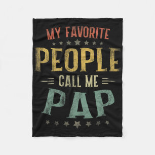 Mens Meine Lieblings-Leute nennen mich Pap Shirt V Fleecedecke