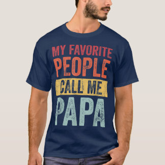 Mens Meine Lieblings-Leute nennen mich PapaVintage T-Shirt