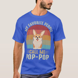 Mens meine Lieblings-Leute nennen mich Poppop Nied T-Shirt