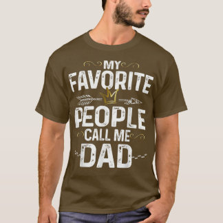 Mens Meine Lieblings-Leute nennen mich Vater King  T-Shirt