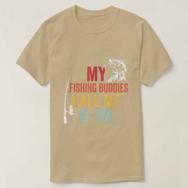 Mens meine Lieblingsfischbuddies nennen mich GPa F T-Shirt (Design vorne)