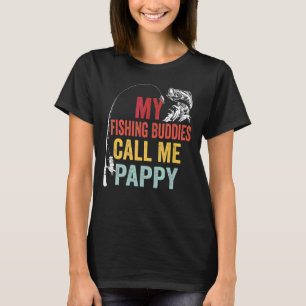Mens meine Lieblingsfischbuddies nennen mich Pappe T-Shirt